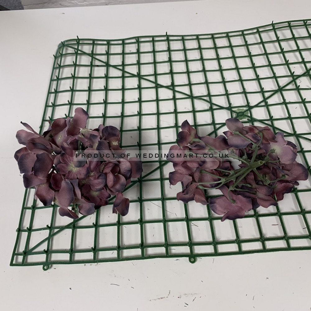 Light Grey Hydrangea Flower Heads - Pack of 50