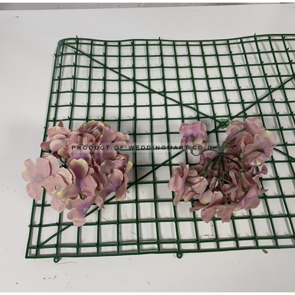 Light Coral Hydrangea Flower Heads - Pack of 50