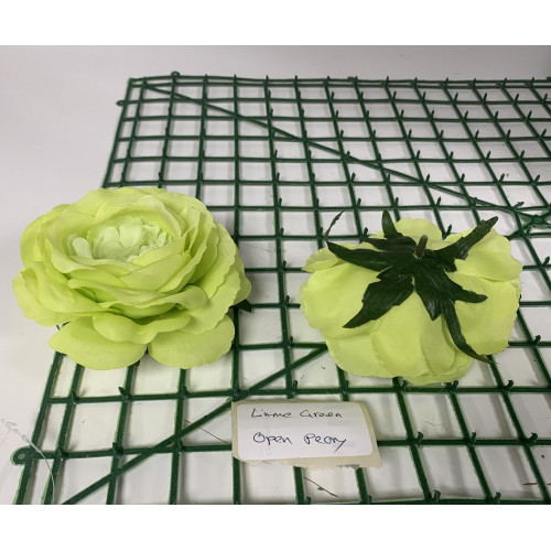 Light Green Peony Heads - Pack of 10