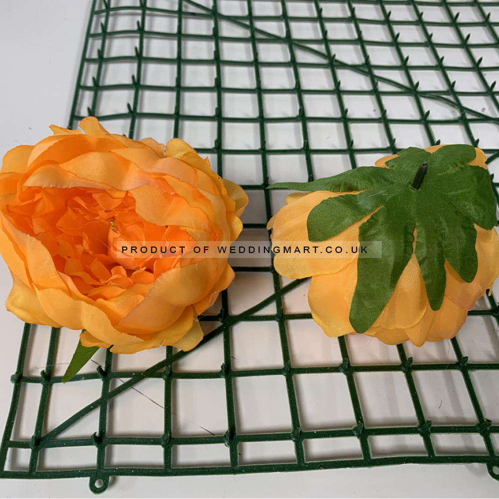 Bright Orange Peony Heads Closed - Pack of 10 – Wholesale Closed Peony Flower Heads for Wedding Decorators | WeddingMart