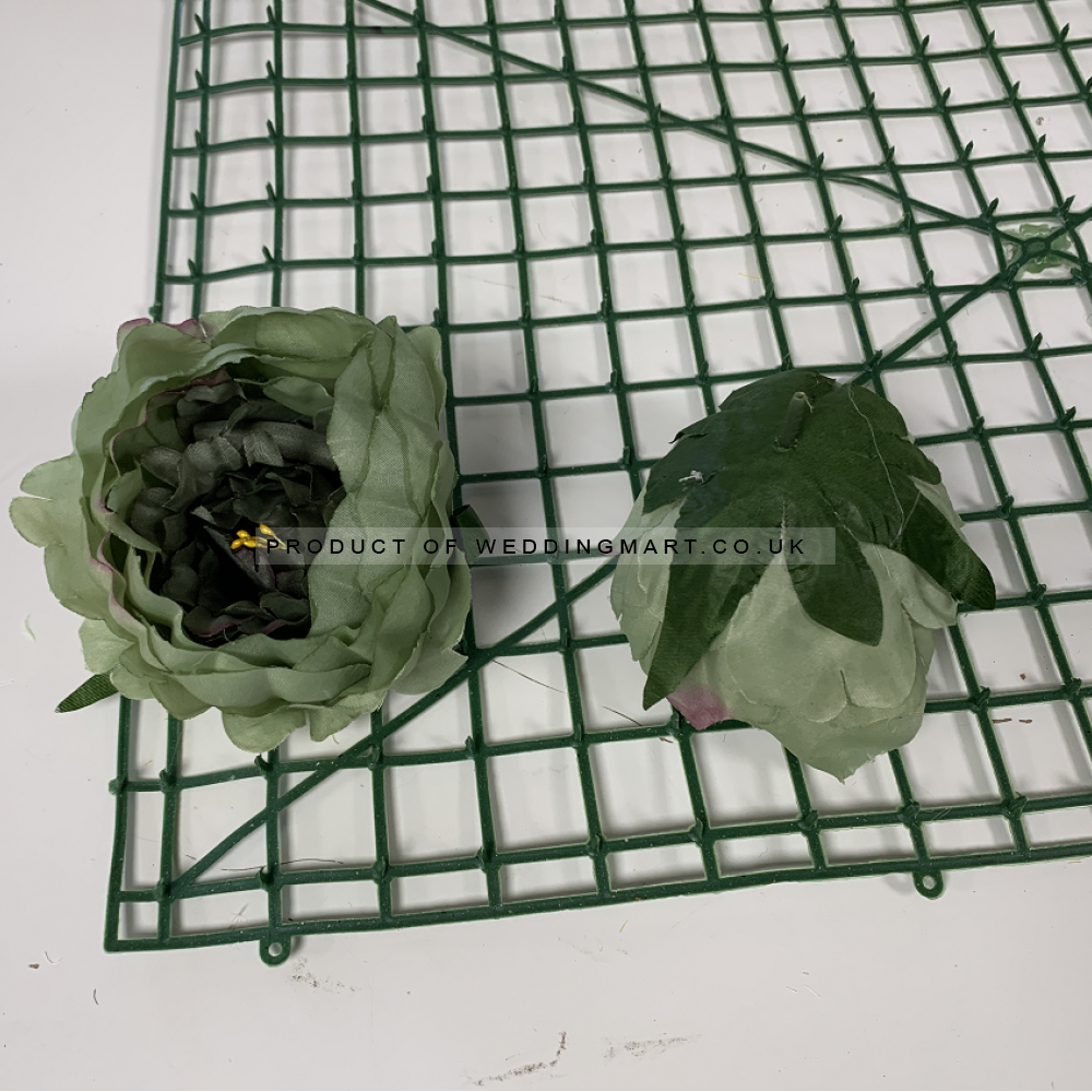 Dark Green Peony Heads Closed - Pack of 10 – Wholesale Closed Peony Flower Heads for Wedding Decorators | WeddingMart