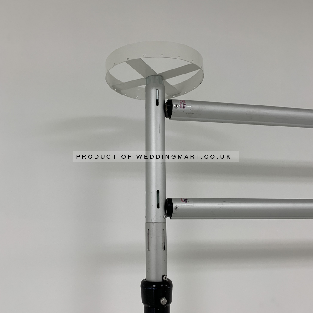 Flower Basket Holder for Pipe and Drape Kit – Wholesale Pipe and Drape Accessories for Wedding Decorators | WeddingMart