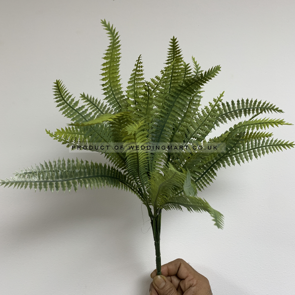 Artificial FERN BUSH - GREEN – Wholesale Foliages and Greeneries for Wedding Decorators | WeddingMart