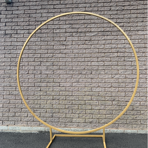 180cm Gold Metal Balloon Hoop Stand for Balloon Garlands and Wedding Backdrops