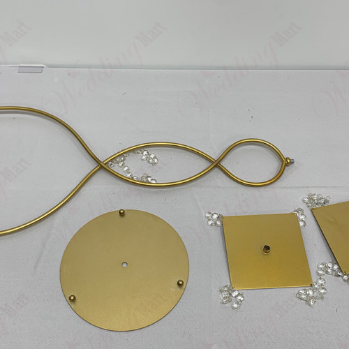 Double Arms Flower Holder Centrepiece Stands