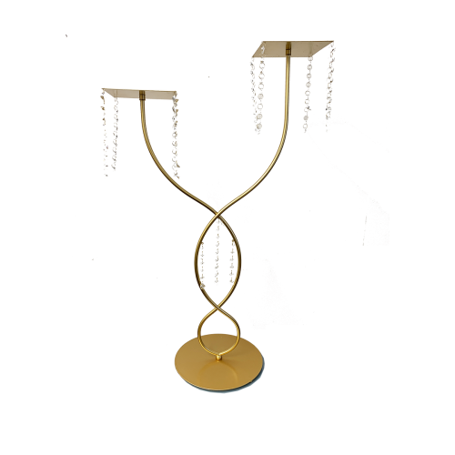 Double Arms Flower Holder Centrepiece Stands