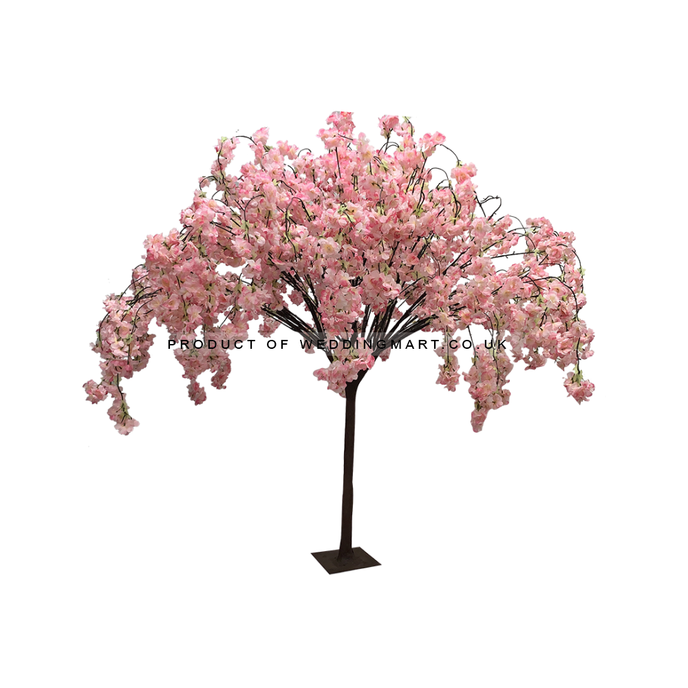 130cm Deluxe Weeping Cherry Blossom Tree - Pink
