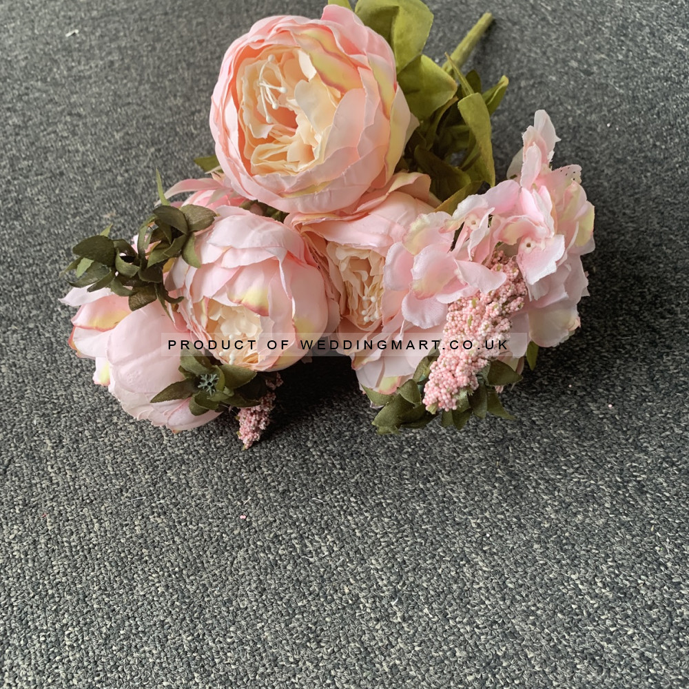 Premium Peony Bouquet - Pink – Wholesale Archived and discontinued for Wedding Decorators | WeddingMart
