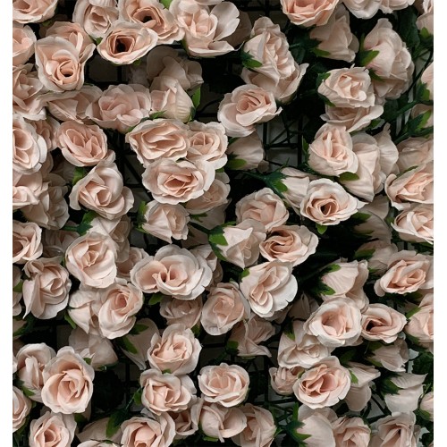 Artificial Rose Wall Panel - Pink
