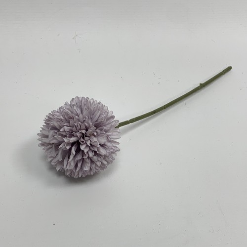 Artificial Chrysanthemum Mums Ball - Purple