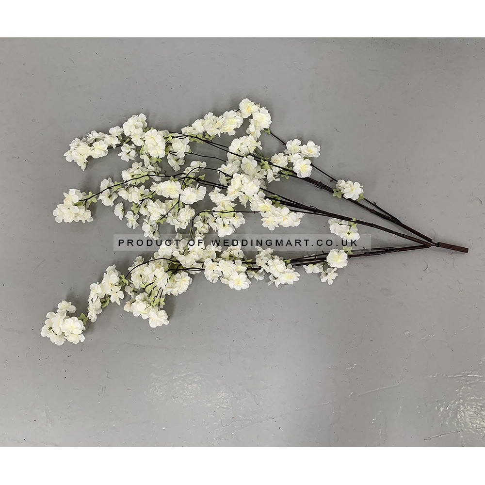 200cm Umbrella Weeping Blossom Tree - Ivory
