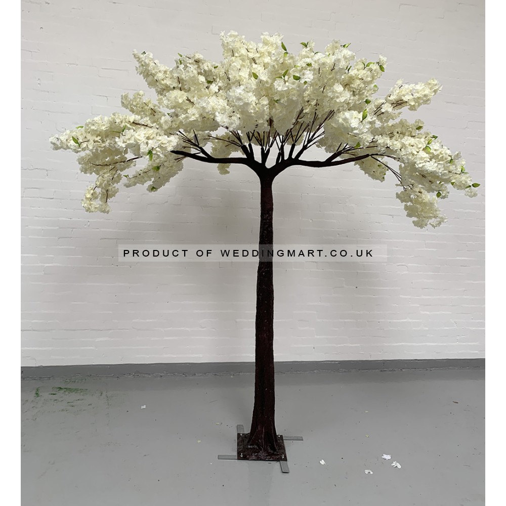 250cm Umbrella Blossom Tree - Ivory