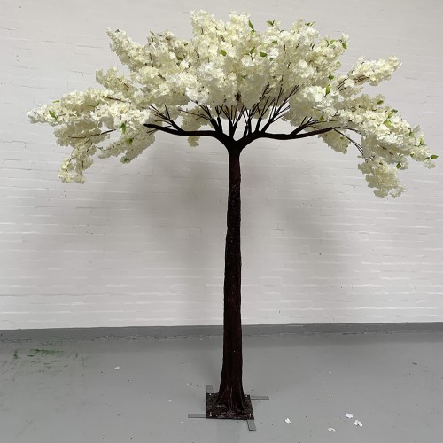 250cm Umbrella Blossom Tree - Ivory