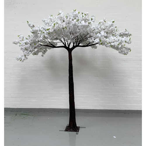 20cm Umbrella Blossom Tree - White