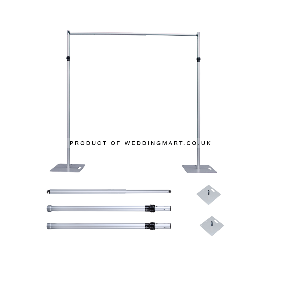 3Mx3M Heavy Duty Double Drape Backdrop Stand Kit