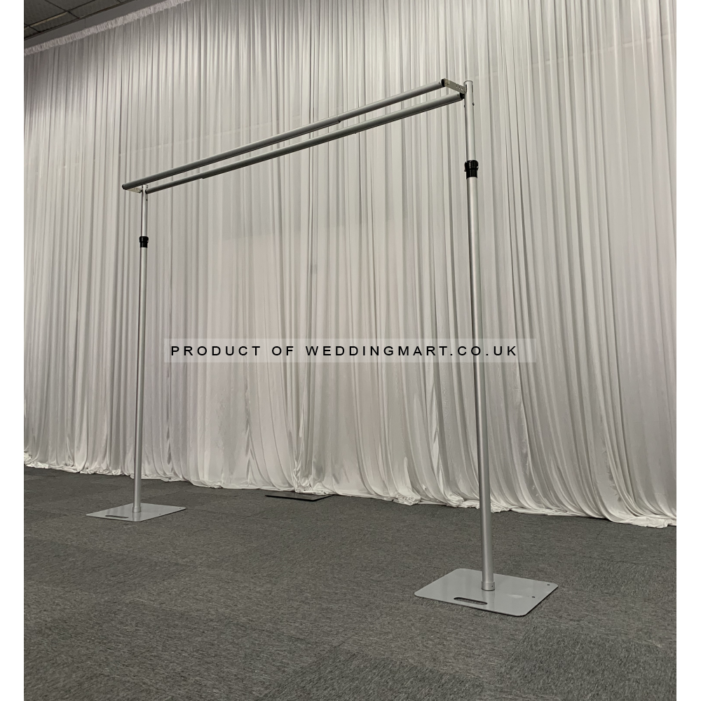 3Mx3M Heavy Duty Double Drape Backdrop Stand Kit