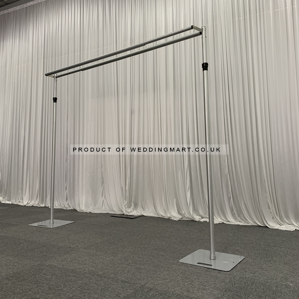 3Mx3M Heavy Duty Double Drape Backdrop Stand Kit