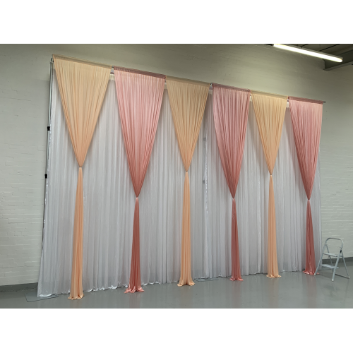 6Mx3M Heavy Duty Double Drape Backdrop Stand Kit