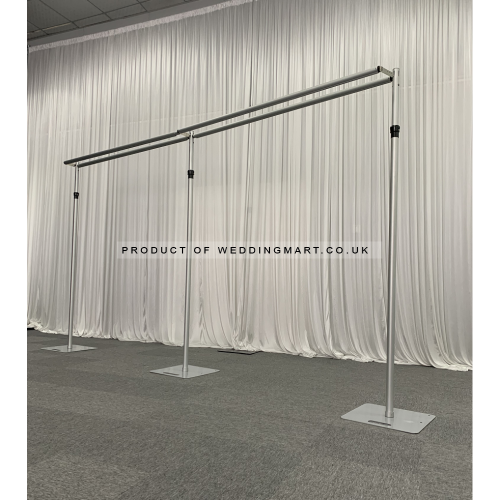 6Mx3M Heavy Duty Double Drape Backdrop Stand Kit