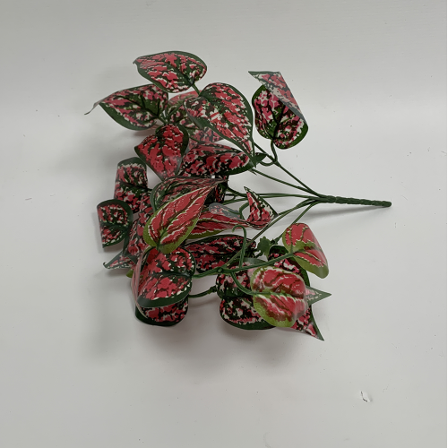 Artificial Pothos Greenery Bush Red