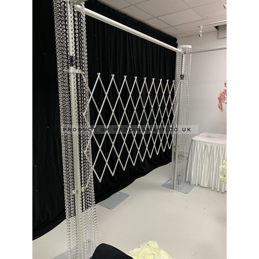 Expandable Support Grid Panel for Floral Wall