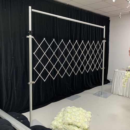 Expandable Support Grid Panel for Floral Wall