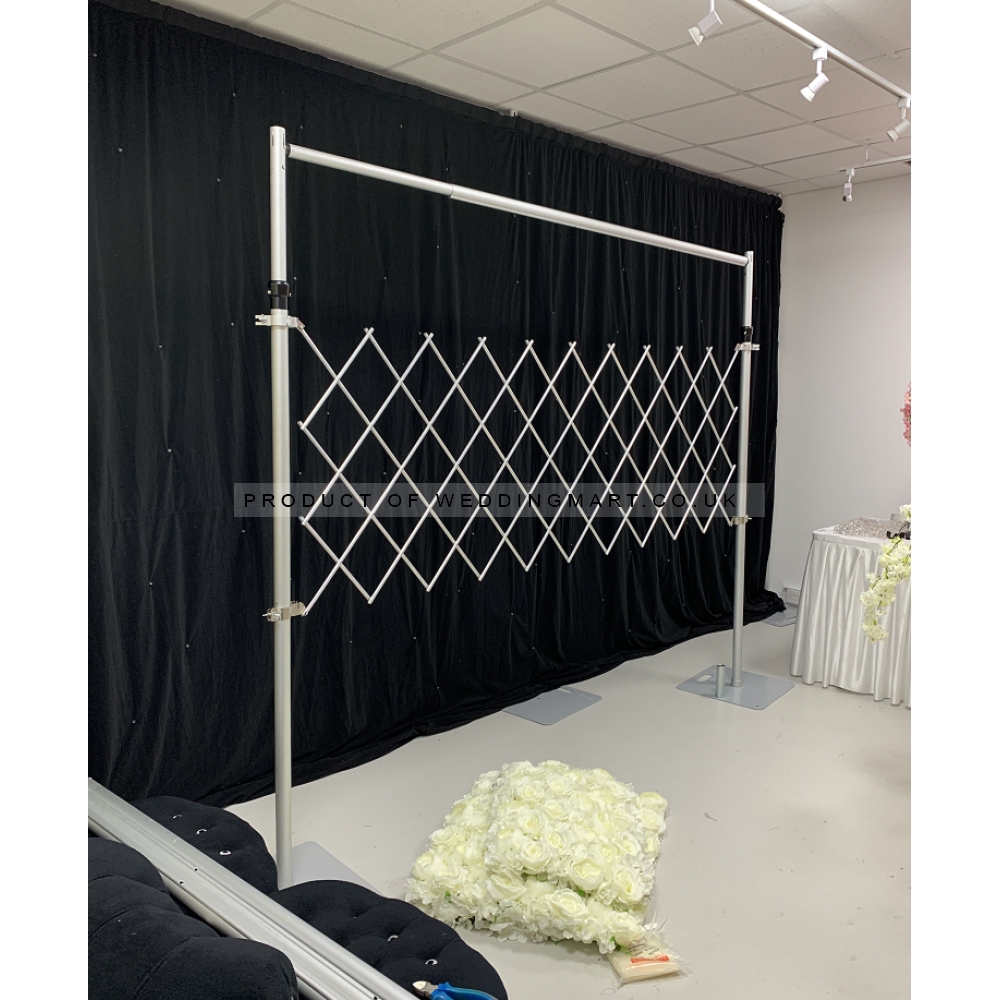Expandable Support Grid Panel for Floral Wall