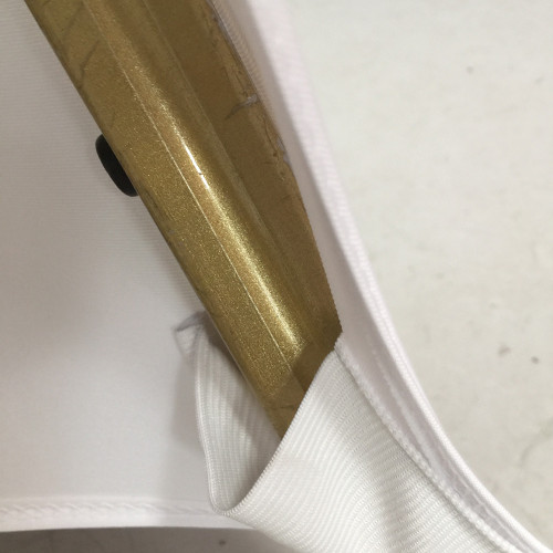 Cream Premium Spandex Chair Covers - FLAT FRONT – Wholesale Premium Chair Covers for Wedding Decorators | WeddingMart