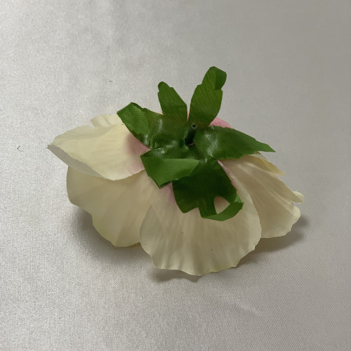 Cream Medium Rose Heads - Pack of 10