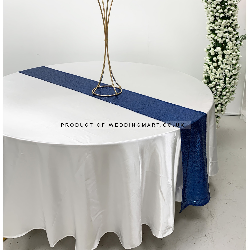 Royal Blue Sequin Table Runners