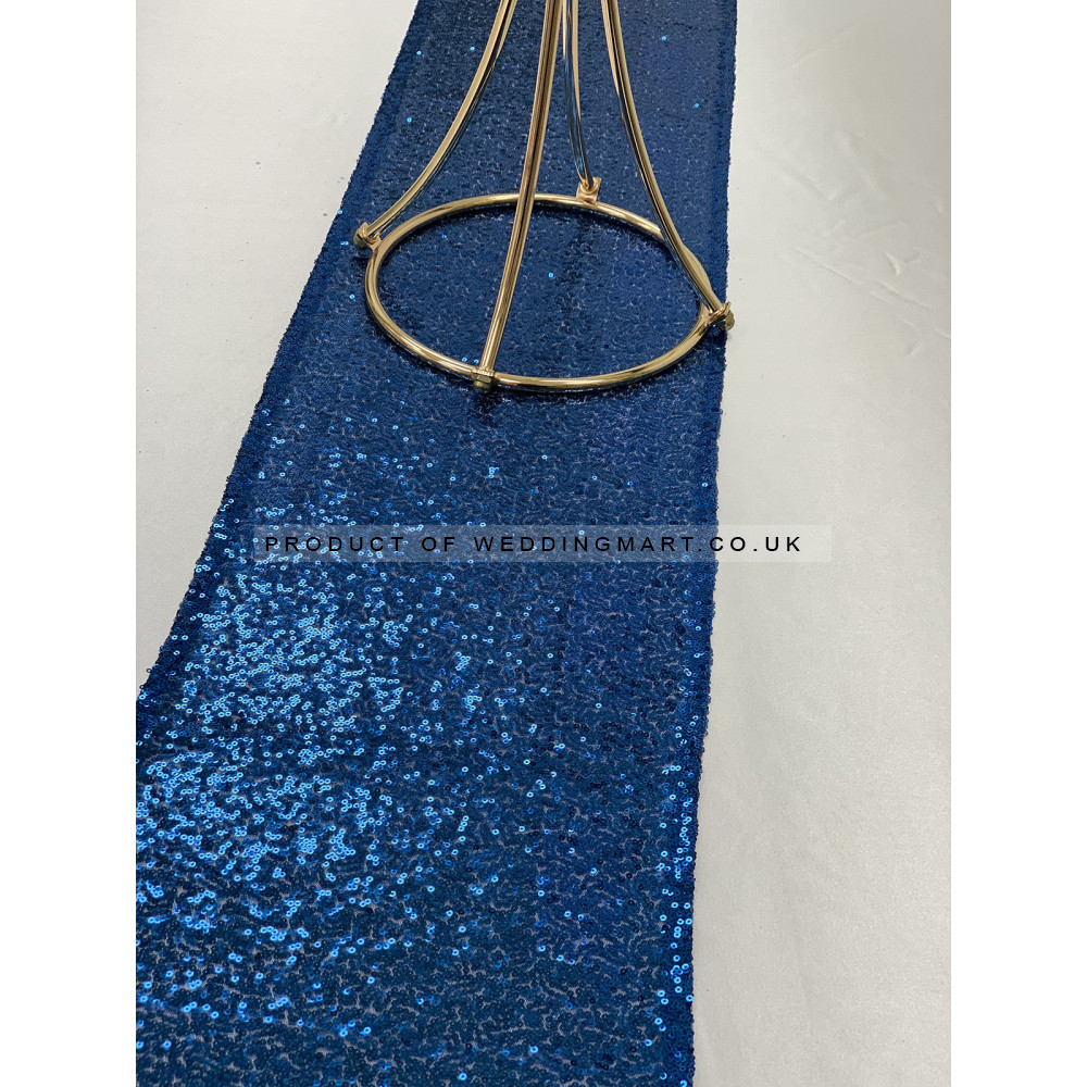 Royal Blue Sequin Table Runners