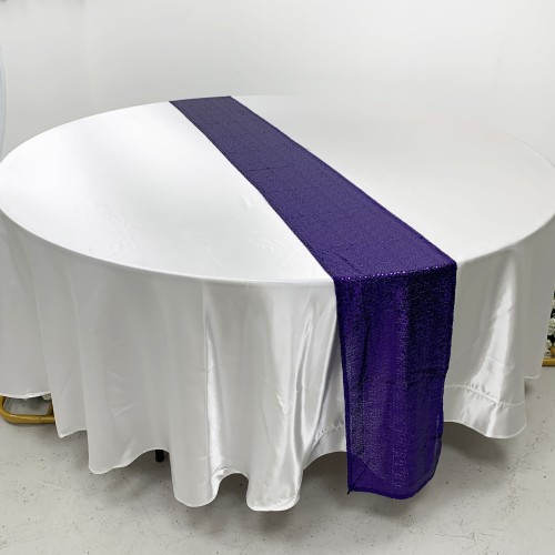 Purple Sequin Table Runners