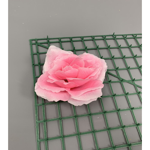 Artificial Pink French Rose Heads - Pack of 12