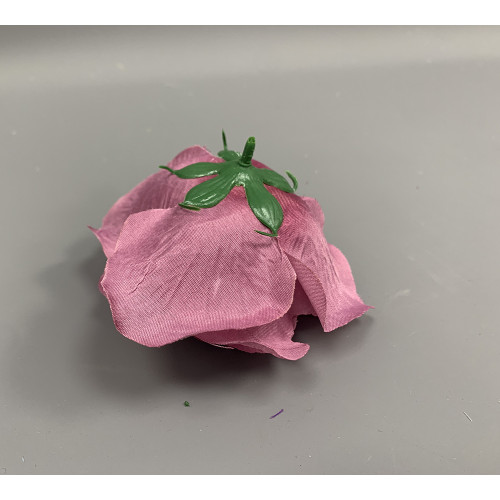 Artificial Mauve French Rose Heads - Pack of 12