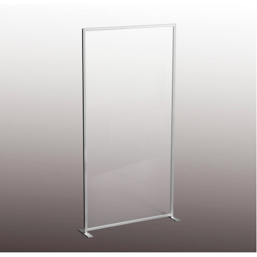 Free Standing Partition Perspex Screen for Saloon and Hair Dressers