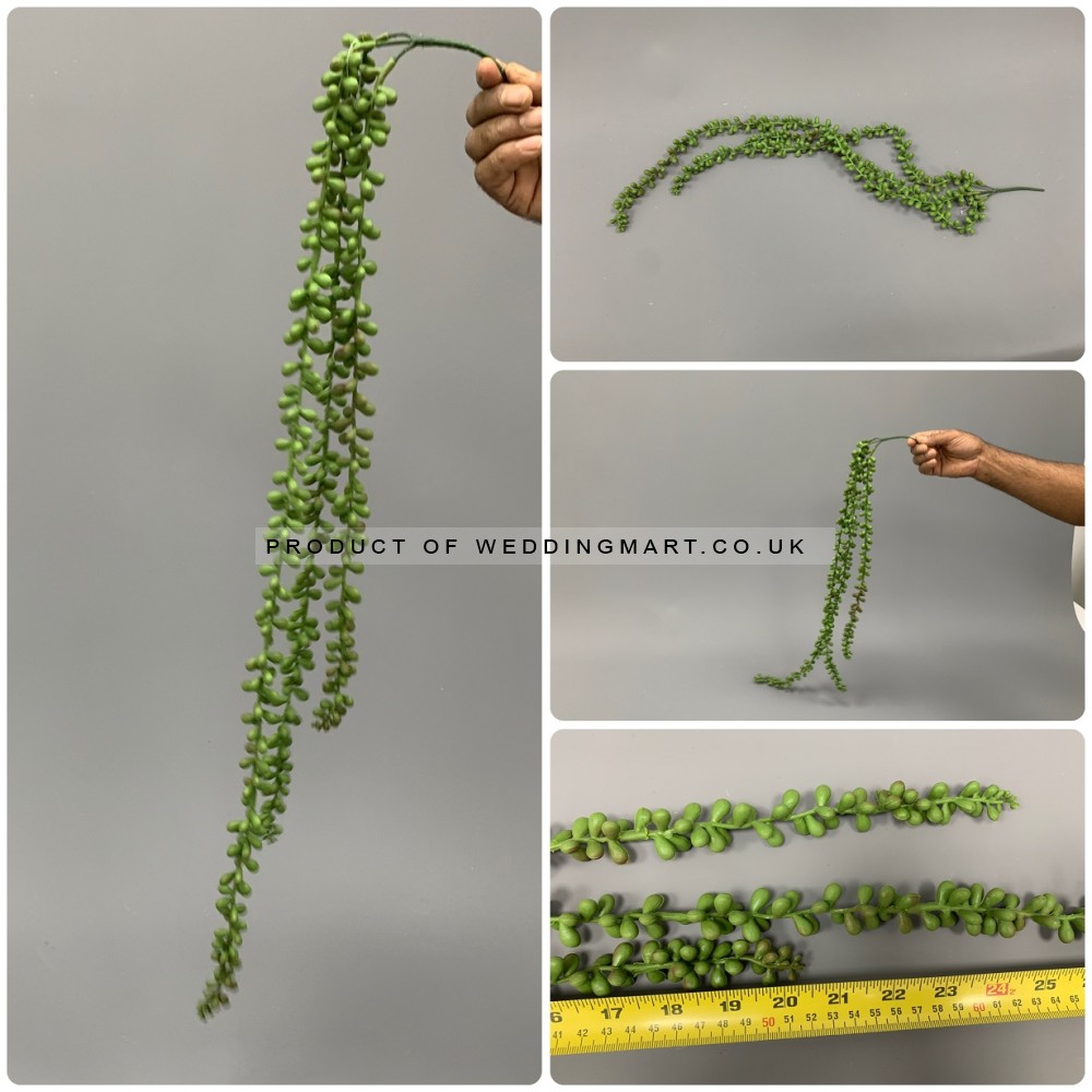 75cm Artificial Ivy Succulents Vine Fake String Of Pearls