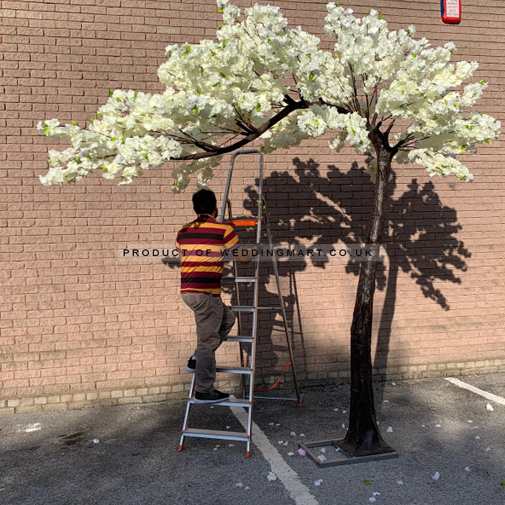 3.1m Artificial Weeping Cherry Blossom Canopy  Arch Tree - Pink – Wholesale Canopy Arch Trees for Wedding Decorators | WeddingMart