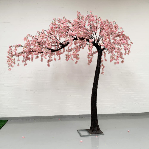 3.1m Artificial Weeping Cherry Blossom Canopy  Arch Tree - Pink