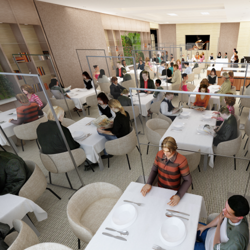 Half Screen Floor Standing Sneeze Guard 2000mm x 2000mm Half Screen Floor Standing Sneeze Guard 2000mm x 2000mm