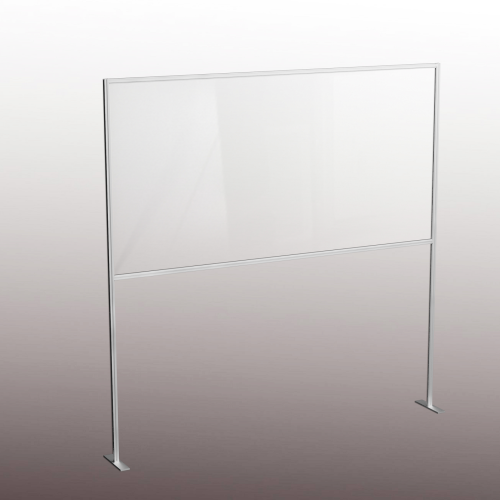 Half Screen Floor Standing Sneeze Guard 2000mm x 2000mm Half Screen Floor Standing Sneeze Guard 2000mm x 2000mm
