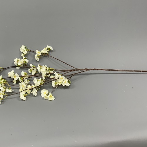 110cm Dwarf Weeping Cherry Blossom Branch - Ivory