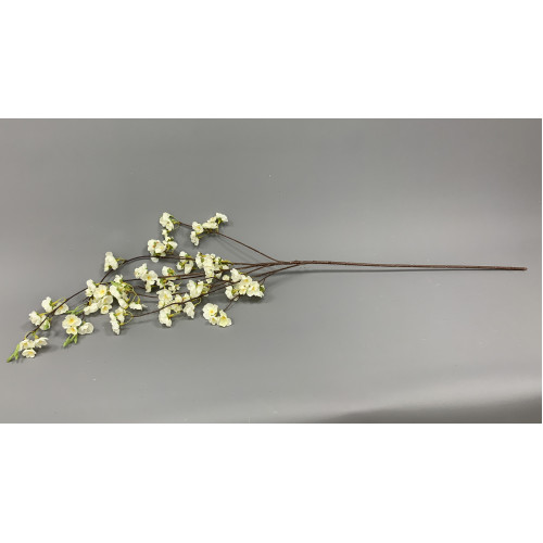 110cm Dwarf Weeping Cherry Blossom Branch - Ivory
