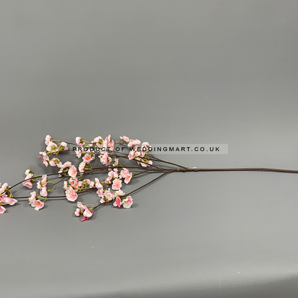 110cm Dwarf Weeping Cherry Blossom Branch - Pink – Wholesale Blossom Branches for Wedding Decorators | WeddingMart