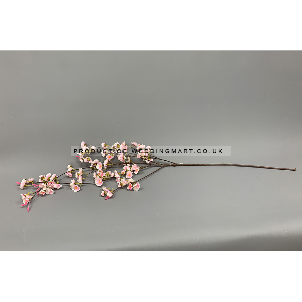 110cm Dwarf Weeping Cherry Blossom Branch - Pink