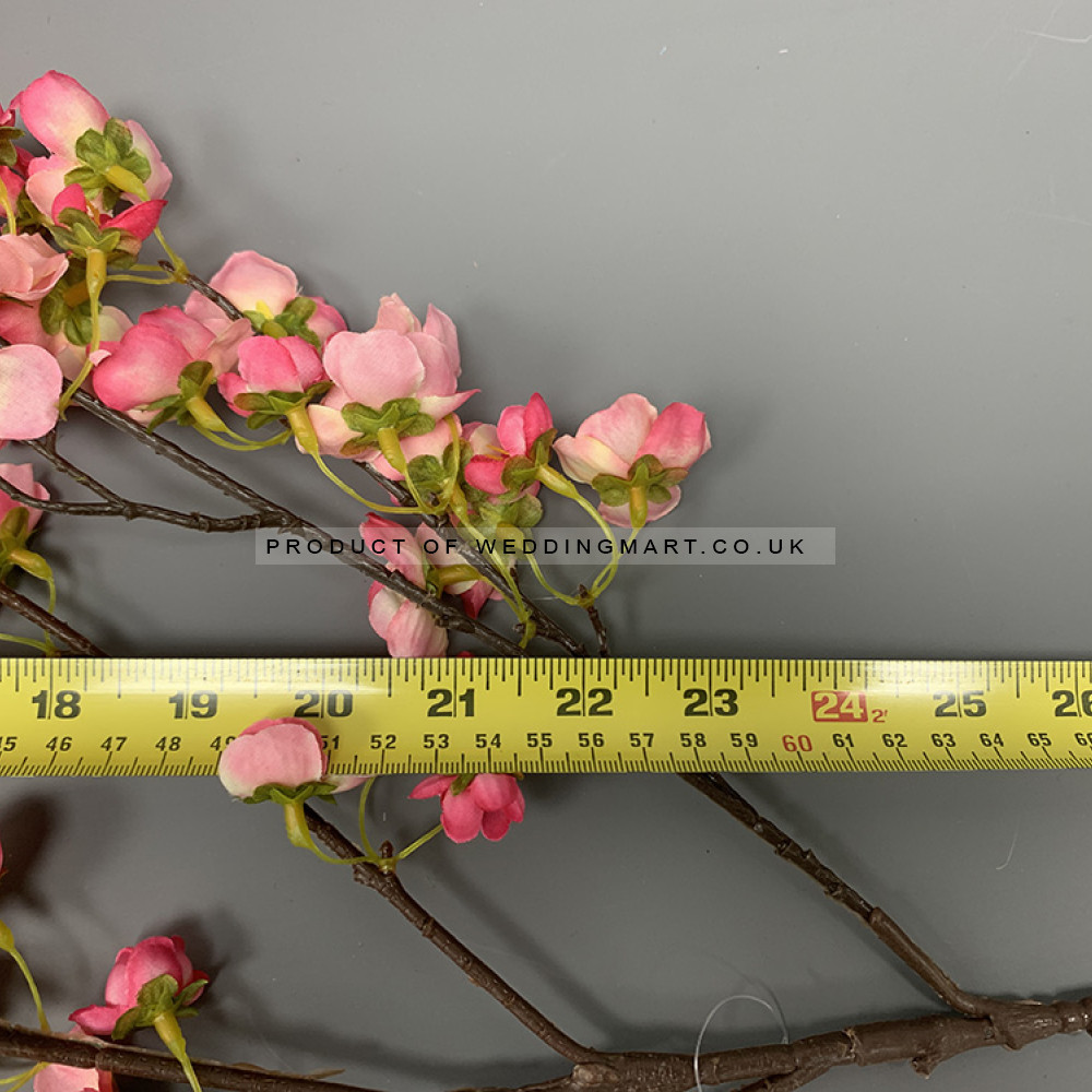 110cm Dwarf Weeping Cherry Blossom Branch - Pink – Wholesale Blossom Branches for Wedding Decorators | WeddingMart