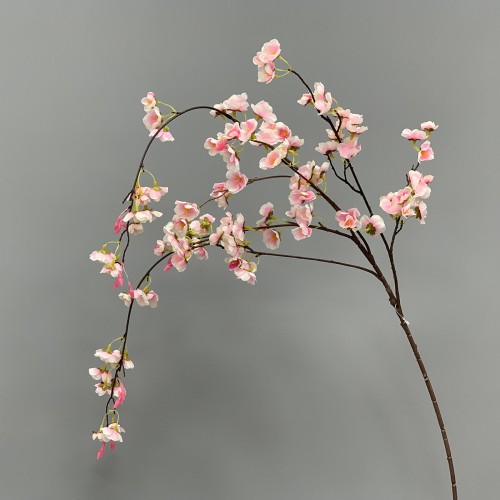 110cm Dwarf Weeping Cherry Blossom Branch - Pink