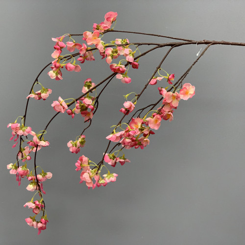110cm Dwarf Weeping Cherry Blossom Branch - Dark Pink – Wholesale Blossom Branches for Wedding Decorators | WeddingMart