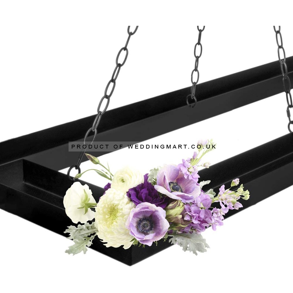 Hanging Floral Suspended Chandelier Frame for Wedding and Home Decoration