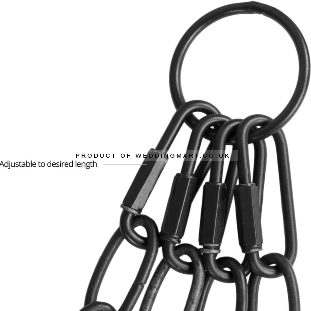 Hanging Floral Suspended Chandelier Frame - Black – Wholesale Decorative Wedding Frames & Panels for Wedding Decorators | WeddingMart