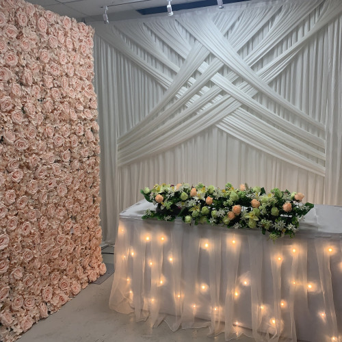 120cm Wedding Top Table Flower Arrangement - ARTP1001 – Wholesale Hoop and Table Floral Arrangements for Wedding Decorators | WeddingMart